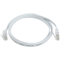 Патч-корд UTP 4 пары, Кат.6, 2хRJ45, 3м, белый, PVC, плоский, ITK PC08-C06U-3M-FL