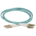 Шнур оптический LC/UPC-LC/UPC, MM 50/125, 5м, Duplex OM3, бирюзовый, ITK FPC5003-LCU-LCU-C2L-5M