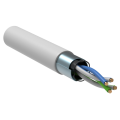 Кабель FTP 2 пары, Кат.5e, внутр., 0,48мм, LSZH, белый, 305м, GENERICA BC1-C5E02-328-305-G