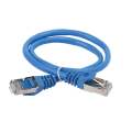 Патч-корд FTP 4 пары, Кат.5e, 2хRJ45, 10м, синий, PVC, ITK PC03-C5EF-10M