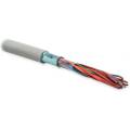 Кабель FTP 10 пар, Кат.3, внутр., 0,51мм, LSZH, серый, 500м, Hyperline FUTP10-C3-S24-IN-LSZH-GY