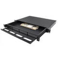 Патч-панель 1U, 4 порта под панели EXHD, до 96 LC, Hyperline FO-19EX-HD-1-96-UN-BK