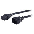 Кабель электропитания (сетевой) 3х1.5мм², 16A, С19-С20, черный, 5м, Hyperline PWC-IEC19-IEC20-5.0-BK
