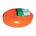 Площадка для заделки модулей Keystone Jack серии KJ2, 80х60мм, Hyperline KJ2-PS-OR 