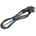 Кабель электропитания (сетевой) 16А, Schuko-б/р, черный, 1м, PDU, ITK PC-D-1M