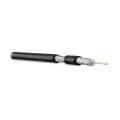 Кабель коаксиальный RG-6 75 Ом, PVC, уп.100м, черный, Hyperline COAX-RG6-CU-100