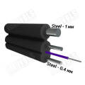 Кабель FTTH, 1хG.657, Steel + выносной Steel 1мм