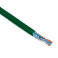 Кабель FTP 4 пары, Кат.5e, внутр., 0,48мм, PVC, зелёный, 305м, Hyperline FUTP4-C5E-P26-IN-PVC-GN-305