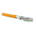 Кабель FTP 4 пары, Кат.6a, внутр., 0,57мм, LSZH, оранжевый, 500м, Hyperline UFTP4-C6A-S23-IN-LSZH-OR-500