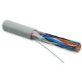 Кабель UTP 50 пар, Кат.3, внутр., 0,40мм, PVC, серый, 500м, Hyperline UUTP50-C3-S26-IN-PVC-GY