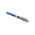 Кабель FTP 4 пары, Кат.5e, внутр., 0,51мм, LSZH, синий, 305м, Hyperline FUTP4-C5E-S24-IN-LSZH-BL-305