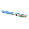 Кабель FTP 4 пары, Кат.6a, внутр., 0,57мм, LSZH, синий, 500м, Hyperline UFTP4-C6A-S23-IN-LSZH-BL-500