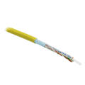 Кабель FTP 4 пары, Кат.5e, внутр., 0,51мм, PVC, жёлтый, 305м, Hyperline FUTP4-C5E-S24-IN-PVC-YL-305