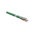 Кабель FTP 4 пары, Кат.5е, внутр., 0,51мм, LSZH, зеленый, 305м, Hyperline FUTP4-C5E-S24-IN-LSZH-GN-305