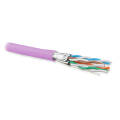 Кабель FTP 4 пары, Кат.6a, внутр., 0,57мм, LSZH, розовый, 500м, HL UFTP4-C6A-S23-IN-LSZH-PK-500
