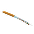Кабель FTP 4 пары, Кат.5e, внутр., 0,51мм, PVC, оранжевый, 305м, Hyperline FUTP4-C5E-S24-IN-PVC-OR-305