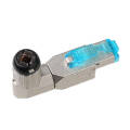 Коннектор (разъем) RJ-45, Кат.8, экран., полевая заделка, угловой, Hyperline PLUD-A-8P8C-S-C8-SH