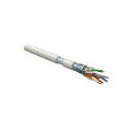 Кабель FTP 4 пары, Кат.5e, внутр., 0,51мм, LSZH, белый, 305м, Hyperline FUTP4-C5E-S24-IN-LSZH-WH-305