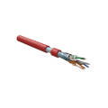 Кабель FTP 4 пары, Кат.5e, внутр., 0,51мм, LSLTx, красный, 305м, HL FUTP4-C5E-S24-IN-LSLTX-RD-305