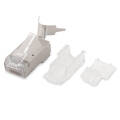 Разъем RJ-45, FTP, кат.6a, уп.50шт, Hyperline PLUG-8P8C-UV-C6A-SH-50