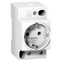 Розетка щитовая iPC DIN 2p+T16А 250В, Schneider Electric A9A15310