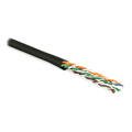 Кабель UTP 4 пары, Кат.6, внутр., 0,60мм, LSZH, чёрный, 100м, Hyperline UUTP4-C6-P24-NCR-IN-LSZH-BK-100