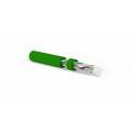 Кабель UTP 4 пары, Кат.6a, внутр., 0,58мм, LSZH, зелёный, 500м, Hyperline UUTP4-C6A-S23-IN-LSZH-GN-500