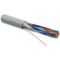 Кабель UTP 50 пар, Кат.3, внутр., 0,51мм, PVC, серый, Hyperline UUTP50-C3-S24-IN-PVC-GY