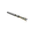 Кабель UTP 4 пары, Кат.5e, внутр., 0,51мм, LSLTx, серый, 305м, Hyperline UUTP4-C5E-S24-IN-LSLTX-GY-305