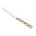 Кабель UTP 4 пары, Кат.5e, внутр., 0,51мм, PVC, белый, 100м, Hyperline UUTP4-C5E-S24-IN-PVC-WH-100