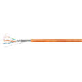 Кабель STP 4 пары, Кат.7, внутр., 7х0,16мм, LSZH, оранж., 305м, Cabeus SSTP-4P-Cat.7-PATCH-IN-LSZH