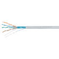 Кабель FTP 4 пары, Кат.6, внутр., 0,50мм, PVC, серый, 305м, Cabeus FTP-4P-Cat.6-SOLID-GY