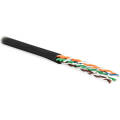 Кабель UTP 4 пары, Кат.5e, внутр., 0,60мм, PVC, чёрный, 305м, Hyperline UUTP4-C5E-P24-IN-PVC-BK-305