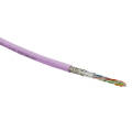 Кабель SF/UTP 4 пары, Кат.5e, внутр., 0,51мм, PVC, розовый, 305м, HL SFUTP4-C5E-S24-IN-PVC-PK-305