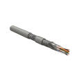 Кабель SF/UTP 4 пары, Кат.5е, внутр., 0,48мм, PU, серый, 500м, Hyperline ISFUTP4-C5E-P26/7-PU-GY