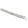Кабель UTP 4 пары, Кат.6, внутр., 0,55мм, LSZH, серый, 100м, Hyperline UUTP4-C6-S23-IN-LSZH-GY-100