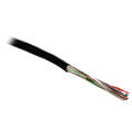 Кабель UTP 12 пар, Кат.3, внеш., 0,51мм, PE, чёрный, Hyperline UUTP10-C3-S24-OUT-PE-BK