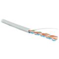 Кабель UTP 4 пары, Кат.5e, внутр., 0,51мм, LSZH, серый, 100м, Hyperline UUTP4-C5E-S24-IN-LSZH-GY-100