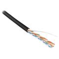 Кабель UTP 4 пары, Кат.5e, внутр., 0,51мм, PVC, чёрный, 100м, Hyperline UUTP4-C5E-S24-IN-PVC-BK-100