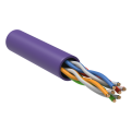 Кабель UTP 4 пары, Кат.5e, внутр., 0,51мм, LSZH, фиолетовый, 305м, ITK LC1-C5E04-126
