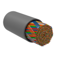 Кабель FTP 50 пар, Кат.5e, внутр., 0,48мм, LSZH, серый, 305м, ITK LC1-C5E50-321