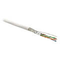Кабель SF/UTP 4 пары, Кат.6, внутр., 0,48мм, LSZH, белый, 500м, Hyperline SFUTP4-C6-P26-IN-LSZH-WH-500