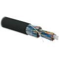 Кабель UTP 100 пар, Кат.5, внеш., 0,51мм, PE, черный, 500м, Hyperline UUTP100-C5-S24-OUT-PE-BK