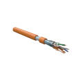 Кабель FTP 4 пары, Кат.5e, внутр., 0,51мм, LSLTx, оранжевый, 305м, Hyperline FUTP4-C5E-S24-IN-LSLTX-OR-305