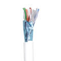 Кабель FTP 4 пары, Кат.5e, внутр., 0,48мм, LSZH, белый, 305м, ШПД, ITK BC1-C5E04-328