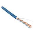 Кабель UTP 4 пары, Кат.5e, внутр., 0,51мм, PVC, синий, 100м, Hyperline UUTP4-C5E-S24-IN-PVC-BL-100