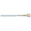 Кабель FTP 4 пары, Кат.6, внутр., 0,56мм, LSZH, серый, 305м, Hyperline FUTP4-C6-S23-IN-LSZH-GY-305