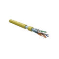 Кабель FTP 4 пары, Кат.5e, внутр., 0,51мм, LSLTx, жёлтый, 305м, Hyperline UTP4-C5E-S24-IN-LSLTX-YL-305