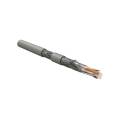 Кабель SF/UTP 4 пары, Кат.6, внутр., 0,60мм, PU, серый, 500м, Hyperline ISFUTP4-C6-P24/7-PU-GY