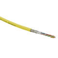 Кабель SF/UTP 4 пары, Кат.5e, внутр., 0,51мм, PVC, жёлтый, 305м, HL SFUTP4-C5E-S24-IN-PVC-YL-305